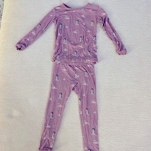 Kyte Baby - Long Sleeve Pajamas in Mulberry Antarctica - 2T